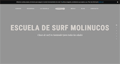 Desktop Screenshot of escueladesurfmolinucos.com